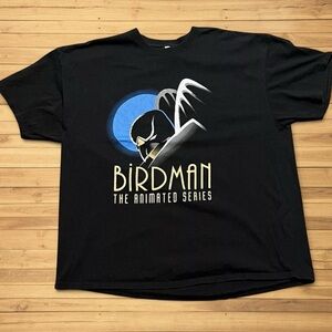 Vintage Birdman The Animated Series Black Shirt 2XL